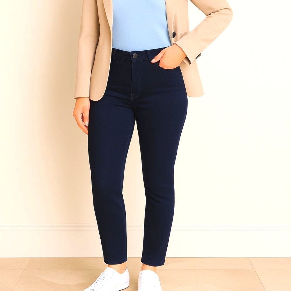 Stone Love Stretch Jeans | Navy Blue | Size 14 NWT